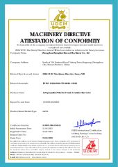 CE certificate of Zhengzhou Changqing Agricultural Machinery Co., Ltd. – certificate photo, supplier certificates section