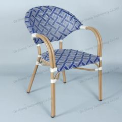 Patio Dining Set Outdoor Textilene Mesh Dining Chair for Bar Restaurant - Image 3