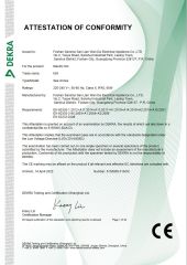 CE Certificate of Electric Fan certificate from Foshan Jcf Electrical Appliance Co., Ltd.