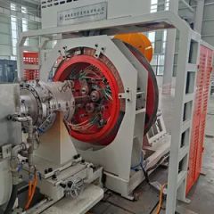 Customizable Steel Frame PE Composite Pipe Automatic Plastic Extrusion Machine - Image 3