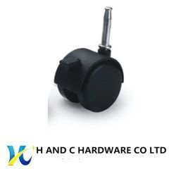 Wheel Caster Nylon Cupboard Caster Furniture Castor with Pin Trademark H&C Condition New HS Code 830242 Model NO. C-Pin Fitting with - Image 2
