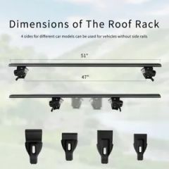 Heavy Duty Car Roof Racks for Bulky Items Transporting MOQ 10PCS Origin China Capacity N/a Condition New Trademark Prius - Image 4
