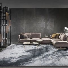Dark Grey Light Simple Carpets Floor Rug Area Carpet Rugs Model NO. 431 HS Code 5703100000 Thickness 13mm, 10mm Design Modern, - Image 1