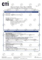 Water Based polish MSDS certificate of Shenzhen Huazhong Sun May Technology Co., Ltd – certificate photo, supplier certificates section