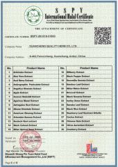 Halal Certificate 2 certificate from Xuancheng Quality Herb Co., Ltd.