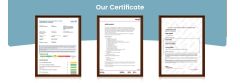 Certificates certificate from IONIA BAG CO., LIMITED