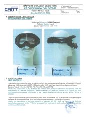 TEST REPORT of MOTOX GOGGLES certificate from Shenzhen Reanson Products Co., Ltd.