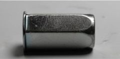 5mm Rivet Nuts, M6, Hex Head Strength High Thread Size M6 Grip Range 5mm Durability High Head Type Hex Head Finish Zinc - Image 2