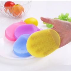 Spifit Kitchen Rubber Dish Scrubber Silicone Dish Sponge Origin China Hardness Soft Usage Kitchen Color Multicolor Trademark - Image 1