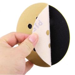 8 Hole Abrasive Tools Gold Sand Paper Hook and Loop Trademark PK Specification 5inch Particle Size Abrasive Application Metal - Image 5