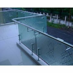Deck Silver Stainless Steel Balcony Railing, For Multipurpose - Image 1