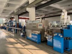 BV-Bvr Wire Cable Insulated Foaming Extruder FC-5060708090100 12M 1Y Double Screw 354565mm 25:1 152045 11kW FEP ETFE - Kunshan Fuchuan Electrical and Mechanical Co., Ltd.
