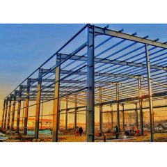 Multi-Storey Steel Structure Warehouse Metal Construction Prefabricated Plant - Image 1
