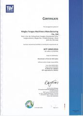 Our certificates certificate from Shanghai Tbm Industry Co., Ltd.
