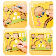 Montessori Math Addition and Subtraction Teaching Aid Toys Scale Medium Origin China Style Chinese Color as Photo Trademark - Image 4