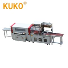 Economical Automatic Side Sealing Shrink Strapping Machine for Magazines Rubber Chair Stationery Printing Paper - Shanghai Kuko Packing Machinery Co., Ltd.