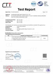 Breast milk collector EN14350 certificate from Guangdong RoRo Baby Products Co., Ltd.