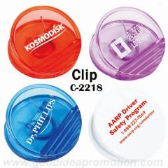 Promotional Gift Magnetic Paper Clip, Plastic Mini Pill Shape Magnetic Paper Clip - Image 3