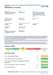 BSCI certificate from Xiamen Bella Fitness Co., Ltd.