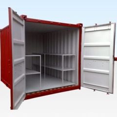 10 x 8ft Flat Floor Bunded Store - Image 1