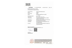 Product Report certificate from BROADSIGN NEW MATERIALS (SUZHOU) CO., LTD.