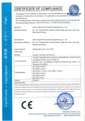 GCL certificate from Langbo Environmental Engineering Co., Ltd.