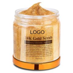 Custom 24K Gold Collagen Hydrating Face Scrub & Exfoliating Body Scrub - Image 1