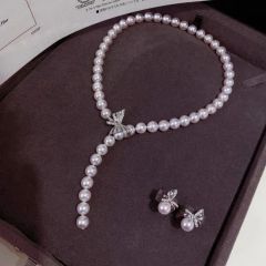 Bow Pearl Jewelry Set - Image 2