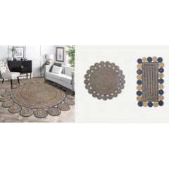 Sustainable Handcrafted Jute Rugs with Unique Texture - Image 4
