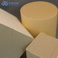 Alumina/Cordierite/Mullite/Corundum 43X43 Cell, 150X150X300mm Honeycomb Ceramic Carrier Regenerator for Rto and Rco - Pingxiang Rongjian Environmental Protection Chemical Packing Co., Ltd
