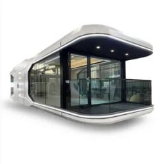 Customized Luxury Prefab Cabins Modern Outdoor Portable Mobile Space Capsule Container Room Private Hotel Tiny House with Kitchen Bathroom Smart Control System - Weifang Zontop Prefab Steel Structure Co., Ltd.