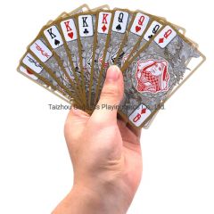 Customized Waterproof Paper Playing Cards Fillet 87x24mm Multicolour Box 1Y MOQ100 - Image 1