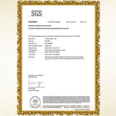 EN71-3 certificate of Quanzhou Leader Industry Limited – certificate photo, supplier certificates section