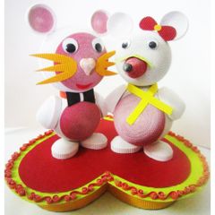 PAPER CRAFTS, ORIGAMI PRODUCT, ORIGAMI COUPLE SHAPE - Image 2