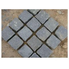 Natural Grey Granite Cobble Cube Paving Stone - Image 1