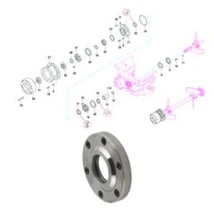 Stirring Device Sealing End Cap for Stirring Device Concrete Pump Parts - Changsha Smart Machinery Technology Co., Ltd