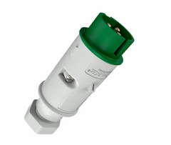 32A MENNEKES PLUG TYPE-677A FOR NEEDLE Poles 3 p Ampere 32 A Weight 177 g IP Rating IP 44 Hertz 100-200 Hz Current Rating - Electro Parts