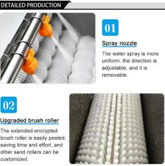 Commercial Vegetable Washer Machine Potato Washing and Peeling Machine - Image 4