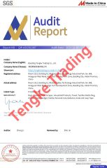 SGS certificate of Baoding Tengke Trading Co., Ltd. – certificate photo, supplier certificates section