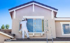 Exterior Painting Service Finish Type Professional, Clean Result Weather Resistance Durable And Fade-resistant Surface Compatibility Walls, Fences, Gates, And - Ahsan Interior