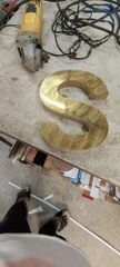 Brass Letters Sign Boards Letter Style 3D Finish Polished Lighting Non Lit Brass Grade CZ108 Letter Thickness 1 mm Mounting Type Wall - Image 8