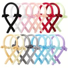 Heatless Curling Rod Headband No Heat Ribbon Curling Rod Hair Roller - Image 2
