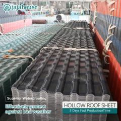 Building Materials Corrugated UPVC Techos PVC Resin Roof Sheet Spanish Plastic Roofing Tiles - Guangdong Jajahouse New Materials Technology Co., Ltd.