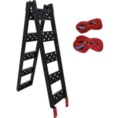 Durable Steel Ramp for Loading ATV Origin China MOQ 100/Pairs Trademark OEM Material Steel Foldable Foldable Lifting Height 2m - Image 1