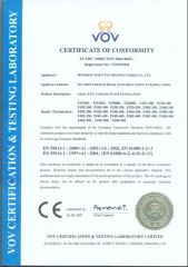CE Certificate certificate of Wenzhou Jason Fan Manufacturer Co., Ltd. – certificate photo, supplier certificates section