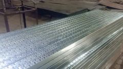 Wire Mesh Cable Tray Color Silver Thickness 2 mm Shape Rectangular Type Perforated Cable Tray Surface Finishing - Image 1