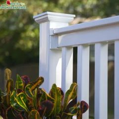 Waterproof PVC Deck Railing/ PVC Handrail Spiral Stairs/Vinyl Railing - Image 5