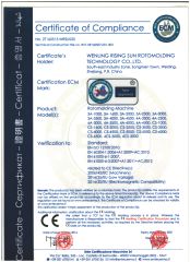 CE Certificate certificate from Wenling Rising Sun Rotomolding Technology Co., Ltd.