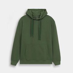 Premium Heavyweight Cotton Fleece Pullover Hoodie with Custom Drawstring and Kangaroo Pocket - Image 1