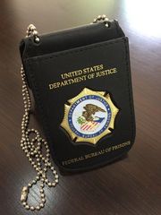 Police Leather Badge Holder Wallets, ID Card Holder Purse, Neck Wallet, Law Enforcement Badge Wallet - Image 2